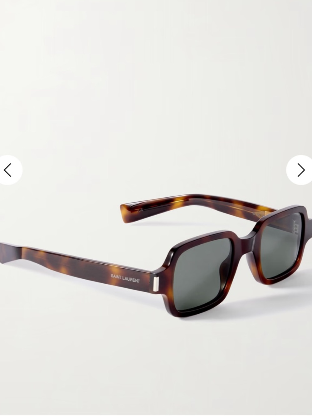 Saint Laurent Square-frame tortoiseshell acetate sunglasses Summer